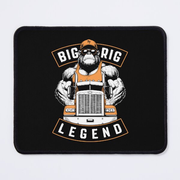 Item preview, Funny Trucker Bigfoot Big Rig Legend Truck Driver designed and sold by GrandeDuc.