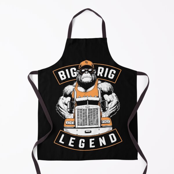 Item preview, Funny Trucker Bigfoot Big Rig Legend Truck Driver designed and sold by GrandeDuc.