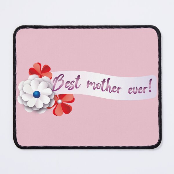 Item preview, Mother's Day celebration sticker, Best mother ever! decor, illustration designed and sold by NatalkaP.