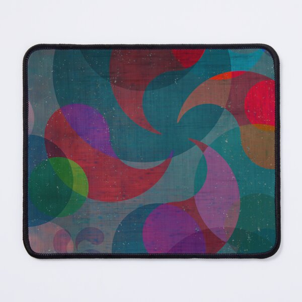 Item preview, lauburus and circles in cold colors designed and sold by Javier Arizabalo Garcia.