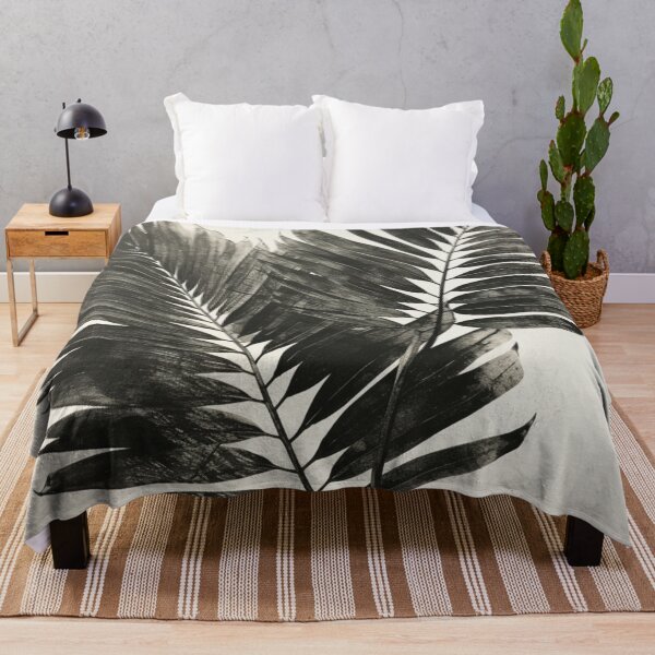 Item preview, Fern Leaves Black and White designed and sold by whitecat23.