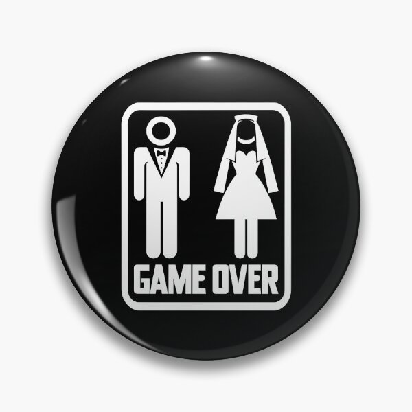 Item preview, Funny Bachelor Party Game Over Sign Wedding Humor designed and sold by TKsTees.