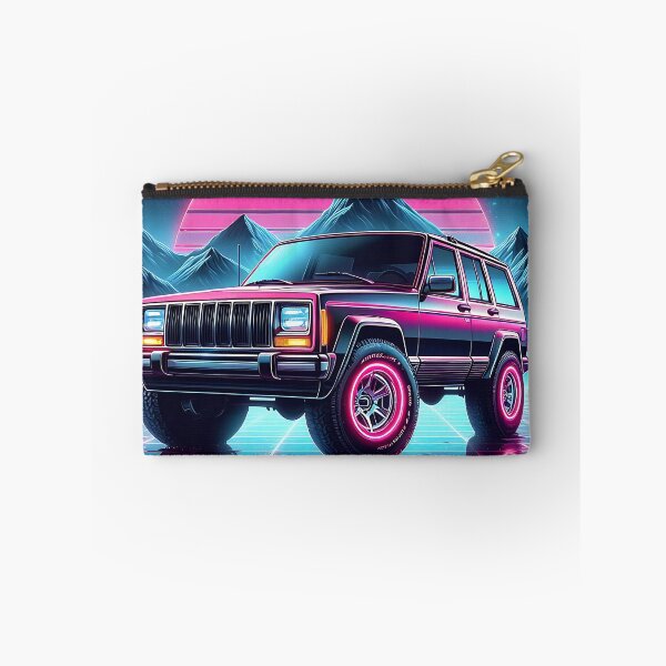 Item preview, Cherokee XJ 4x4 USA offroad Vintage old school vehicle  - Neon Art designed and sold by Off-Road-Zone.