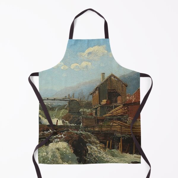 Item preview, Norwegian Landscape with River designed and sold by tomorrowsart.