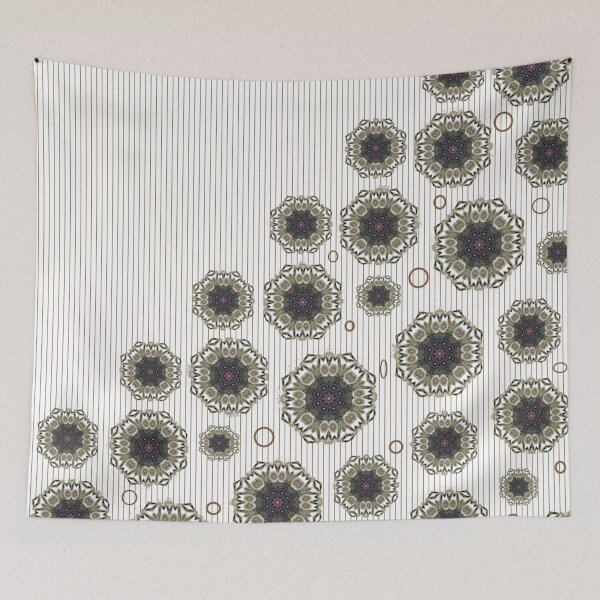 Item preview, Pom Orchard Dotty Lines designed and sold by Designs By L..