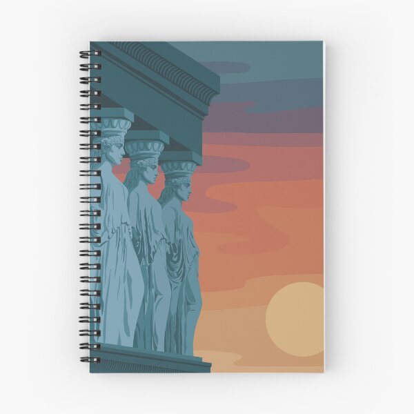 Item preview, Caryatids of the Erechtheion: Sunset designed and sold by art-by-soma.