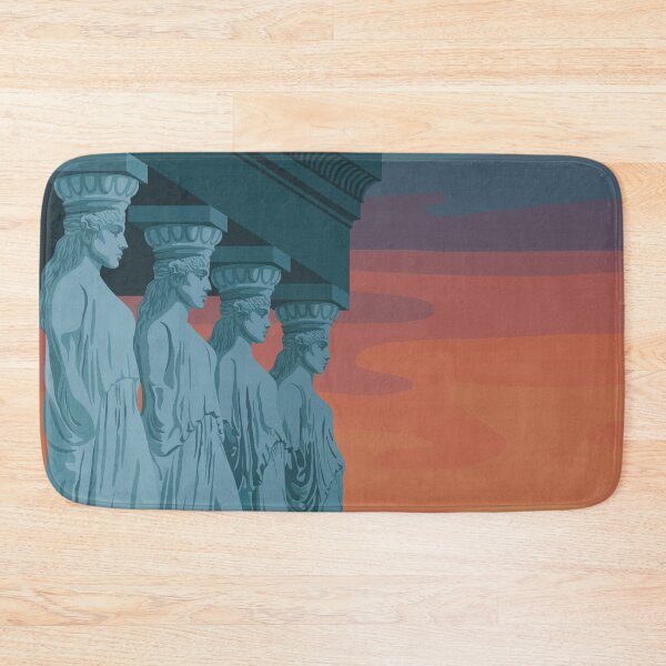 Item preview, Caryatids of the Erechtheion: Sunset designed and sold by art-by-soma.