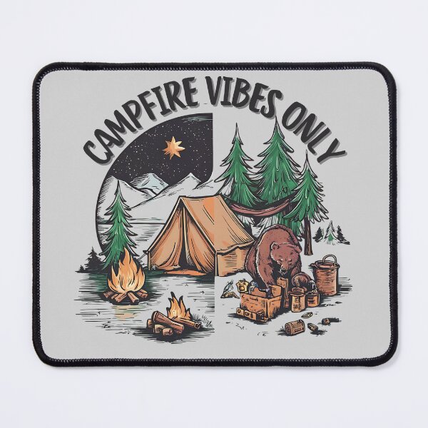 Item preview, Campfire Vibes Only Hiking and Camping designed and sold by Little Designs.