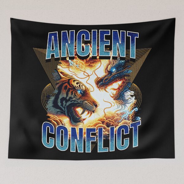 Item preview, Ancient Conflict - Tiger and Dragon designed and sold by Animetal-Shop.