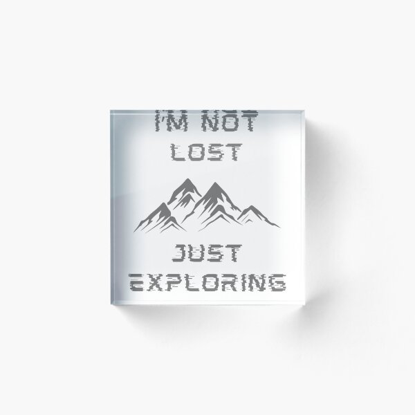 Item preview, I'm not lost, just exploring designed and sold by AnyShops.