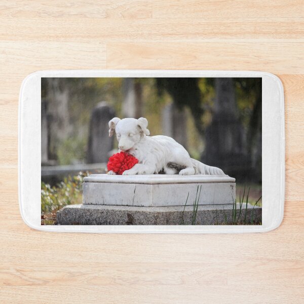 Item preview, Dog Tombstone With Red Flower designed and sold by Cynthia48.