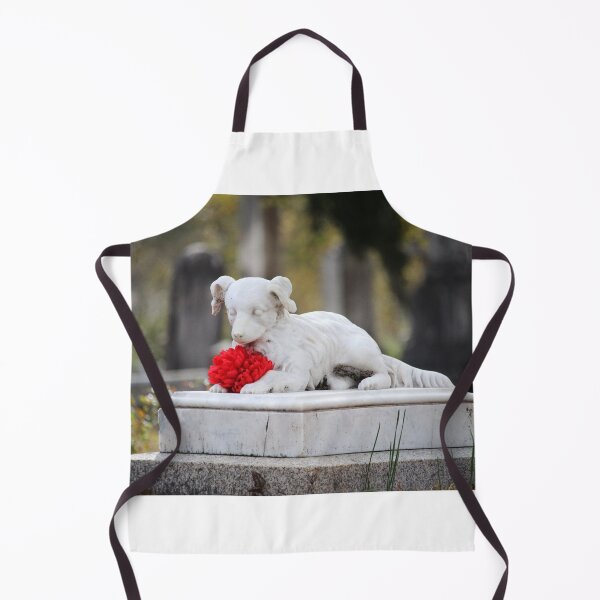 Item preview, Dog Tombstone With Red Flower designed and sold by Cynthia48.