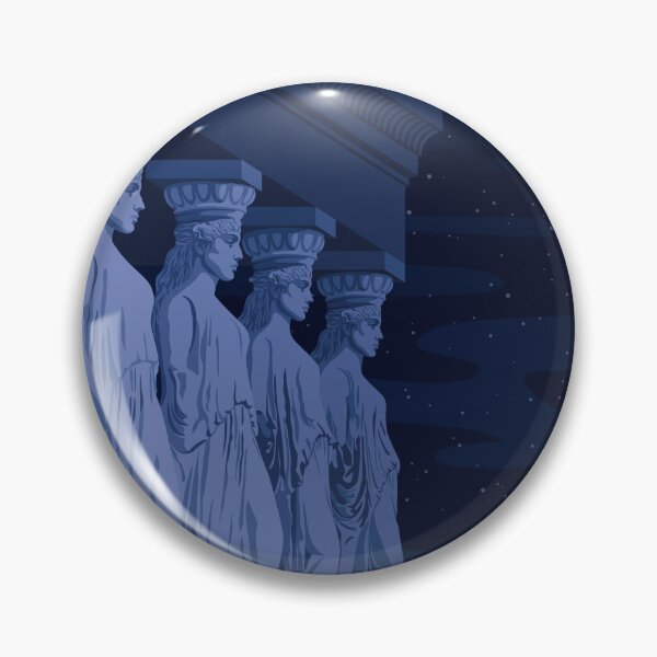 Item preview, Caryatids of the Erechtheion: Night designed and sold by art-by-soma.