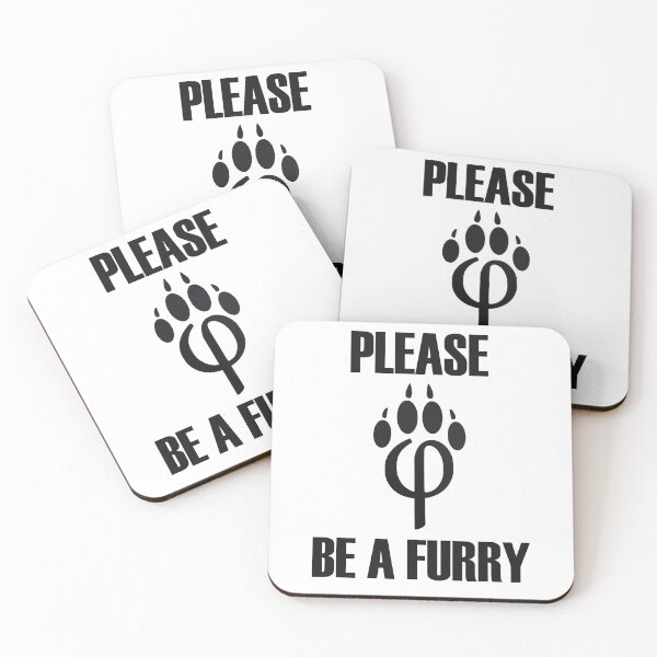 Item preview, PLEASE BE A FURRY sticker designed and sold by DeSaings.