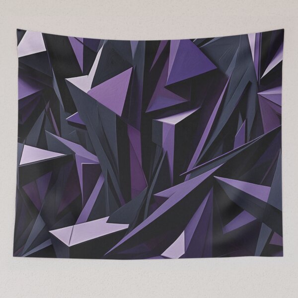 Item preview, purple and black glass shards pattern 3d designed and sold by optimusprime39.
