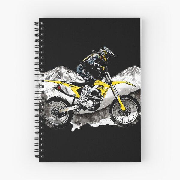 Item preview, Black & Yellow Motocross designed and sold by Terra Track Art.