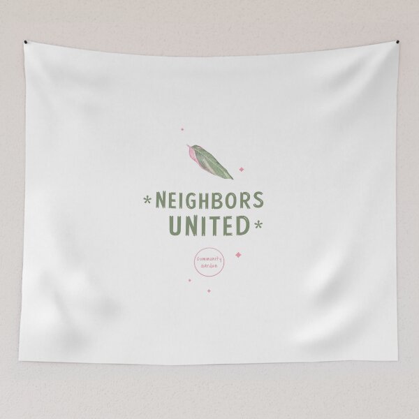 Item preview, Neighbors United Community Gardening Enthusiasts Urban Leaf Aesthetic designed and sold by SvenJ94.