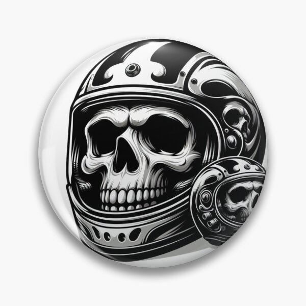 Artikelvorschau, Totenkopfhelm entworfen und verkauft von TwoWheelsShop.