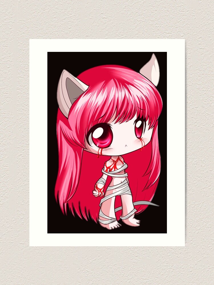 Lucy Kaede Elfen Lied Anime Girl Fanart Kids T-Shirt for Sale by  Spacefoxart