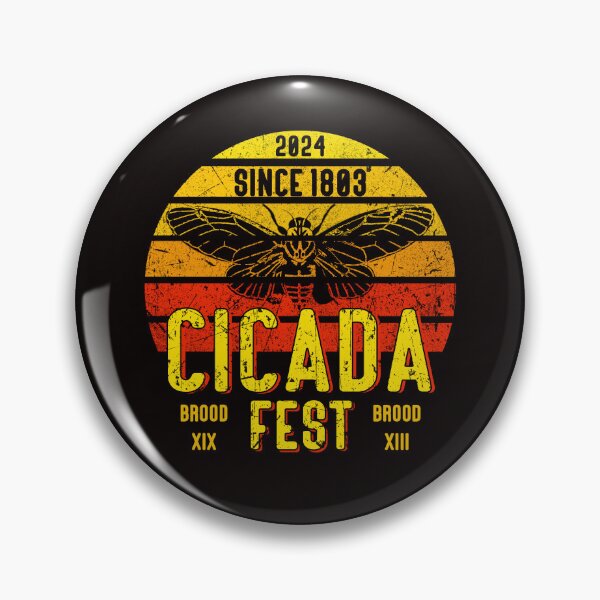 Item preview, Cicada Fest 2024 Broods XIX & XIII Vintage Entomology designed and sold by TDesignFactory.