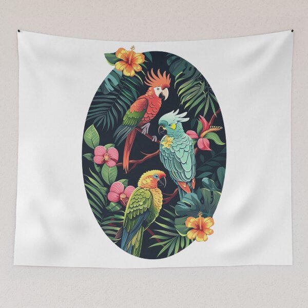 Item preview, Tropical Birds Design 9 of 9 designed and sold by Jenson Major.