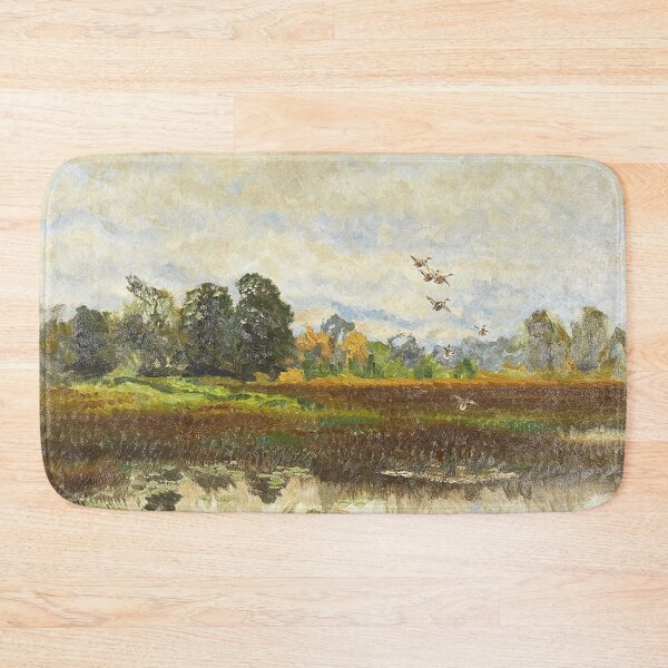 Item preview, Landscape with Mallards Taking Off designed and sold by tomorrowsart.