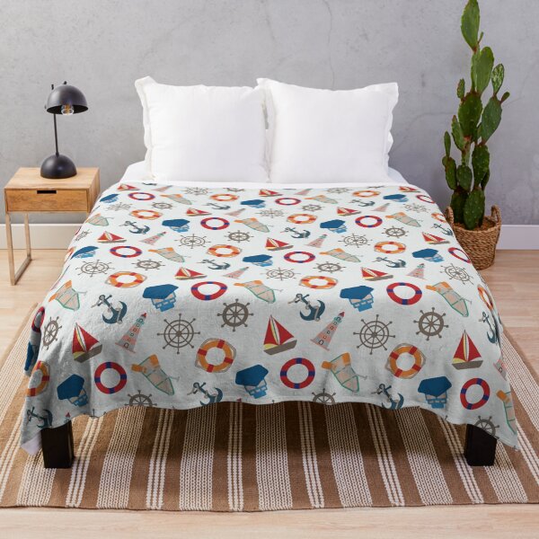 NA02 Mariner's Symphony Throw Blanket