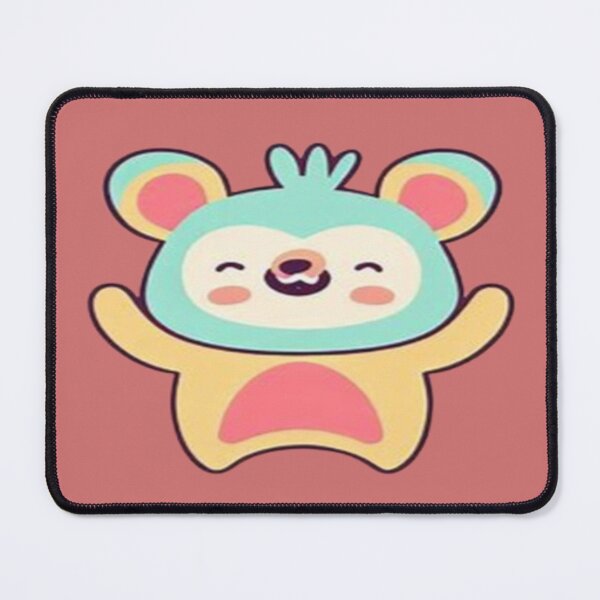 Item preview, Adorable colorful little animal friend, waving, happy face designed and sold by FotoworldEdel.