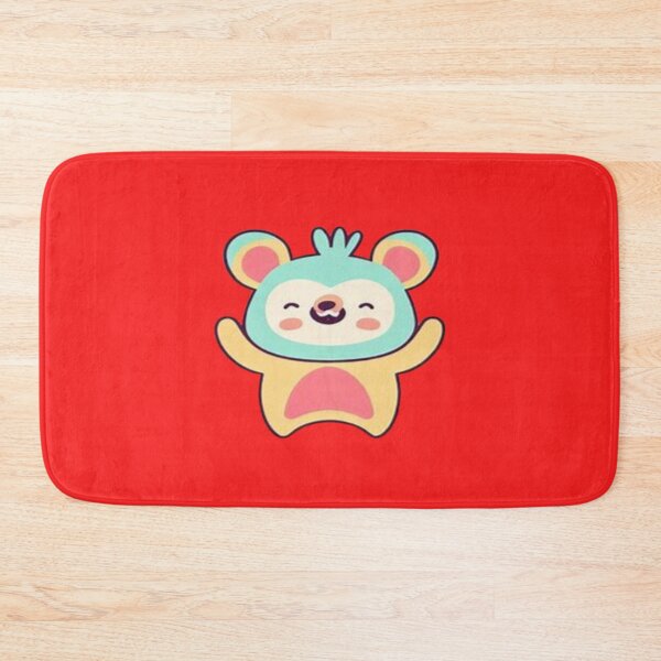 Item preview, Adorable colorful little animal friend, waving, happy face designed and sold by FotoworldEdel.