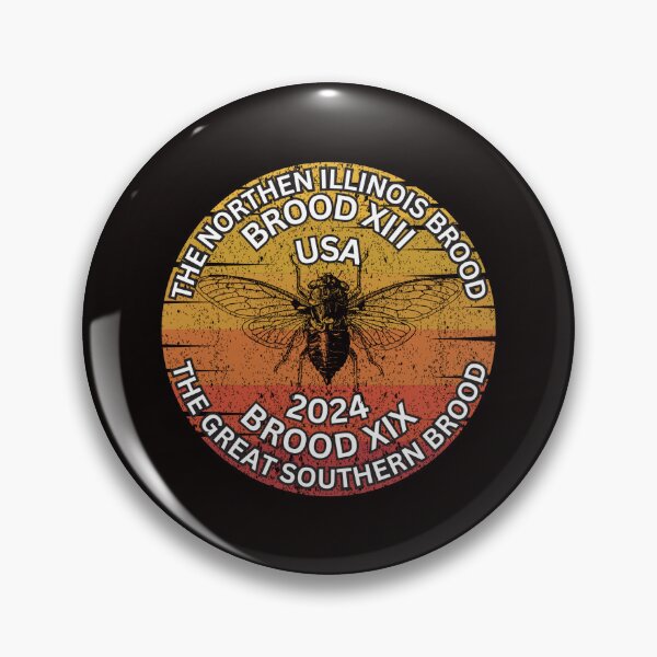 Item preview, Cicada Lover Brood XIX & XIII Emergence 2024 Vintage designed and sold by TDesignFactory.