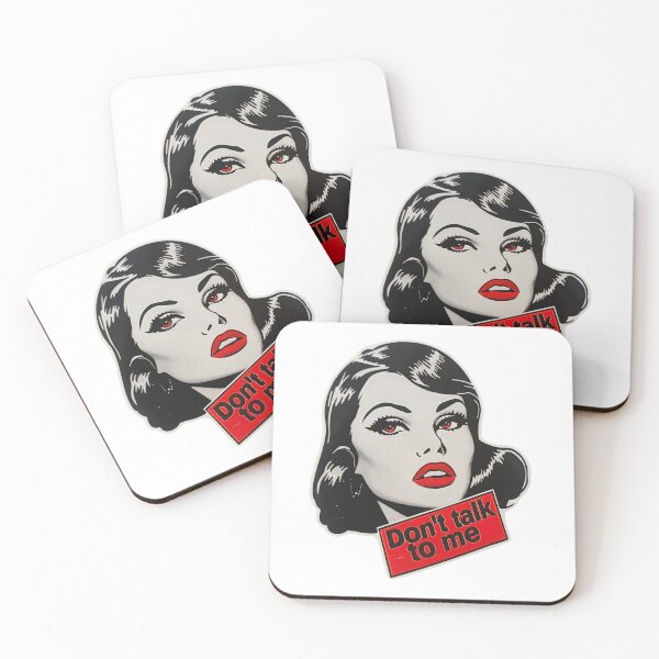 Item preview, Don't Talk to Me - Girl designed and sold by RevivalPopShop.