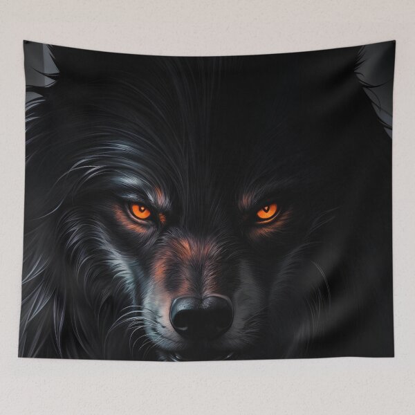Item preview, The Look of a Wolf in total darkness designed and sold by PixelCraftDSG.
