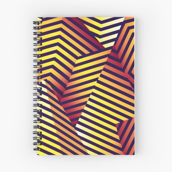 Item preview, Dynamic Zigzag Symphony: Black & Yellow Geometric Pattern designed and sold by DesigntshirtWB.