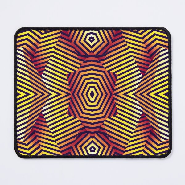 Item preview, Dynamic Zigzag Symphony: Black & Yellow Geometric Pattern designed and sold by DesigntshirtWB.