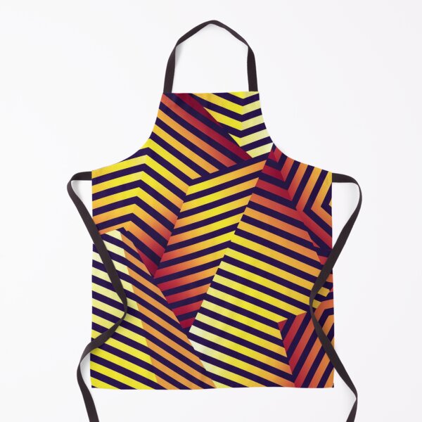 Item preview, Dynamic Zigzag Symphony: Black & Yellow Geometric Pattern designed and sold by DesigntshirtWB.