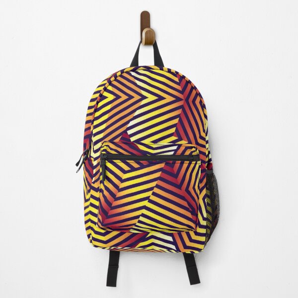 Item preview, Dynamic Zigzag Symphony: Black & Yellow Geometric Pattern designed and sold by DesigntshirtWB.