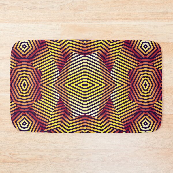 Item preview, Dynamic Zigzag Symphony: Black & Yellow Geometric Pattern designed and sold by DesigntshirtWB.