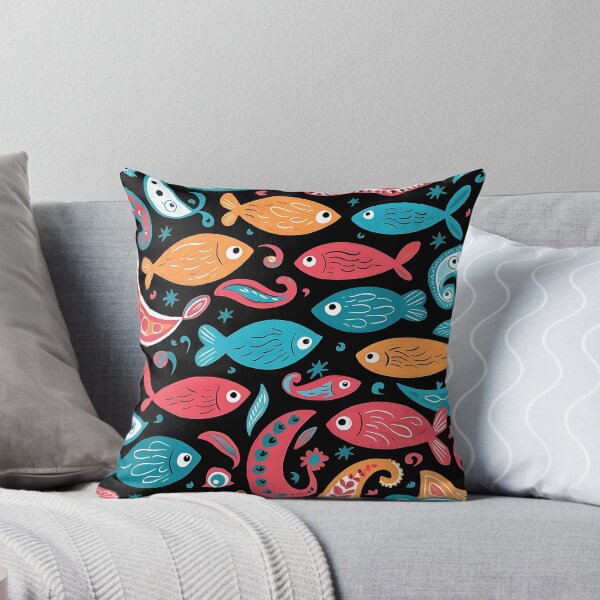 Item preview, Aquatic Mosaic Fish Pattern designed and sold by Haji  Kamora.