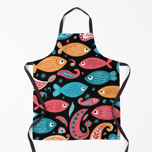 Item preview, Aquatic Mosaic Fish Pattern designed and sold by Haji  Kamora.
