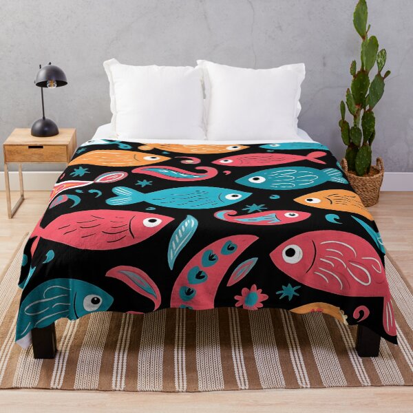 Item preview, Aquatic Mosaic Fish Pattern designed and sold by Haji Kamora.