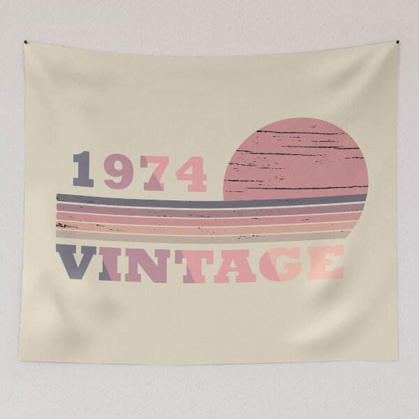 Item preview, Born in 1974 vintage retro classic birthday designed and sold by Alexaltay.