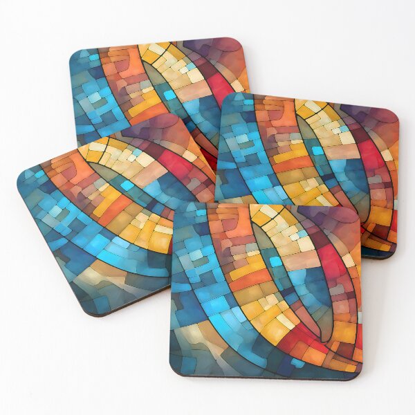Item preview, Colorful Mosaic Abstract 9 designed and sold by Made-by-Gus.