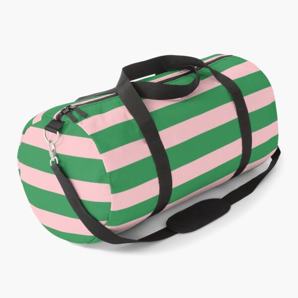 Item preview, Pink and Green Narrow Stripe Pattern designed and sold by kierkegaard.