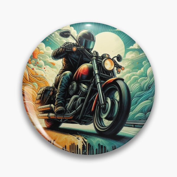 Item preview, Adventure Biker Road Trip Journey Destination designed and sold by redask2me.