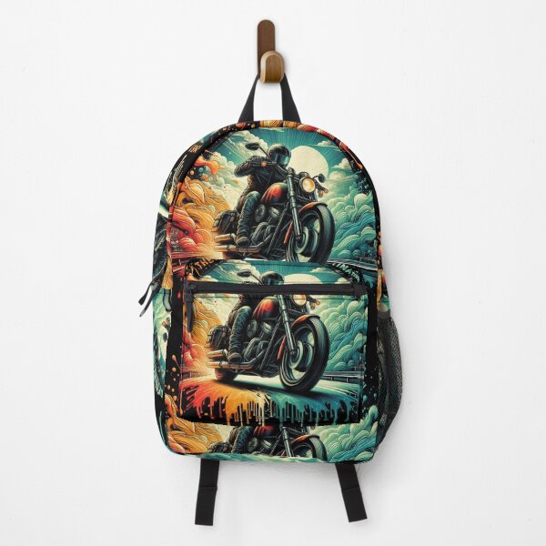 Item preview, Adventure Biker Road Trip Journey Destination designed and sold by redask2me.