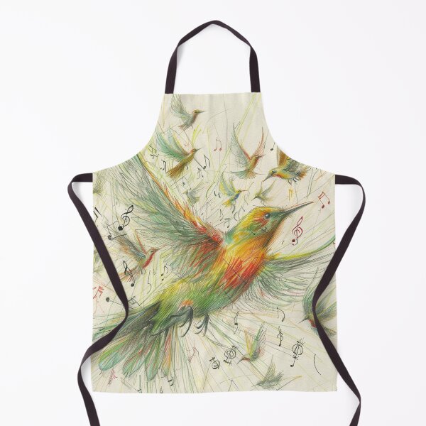 Item preview, Natural Serenade: Birds in Treble Clef designed and sold by aghnadarragh.