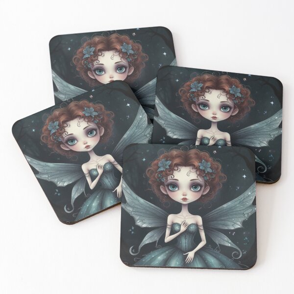 Item preview,  Fairy with Big Blue Eyes and Black Dress designed and sold by T-shirtMill.