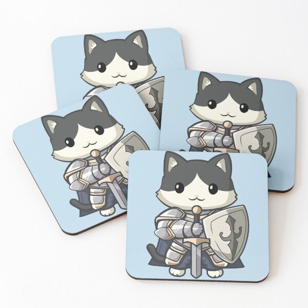 Item preview, Paladin Cat Final Fantasy DnD designed and sold by Juniqua.