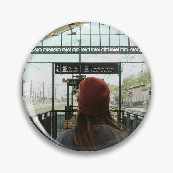 Item preview, Girl on the train station designed and sold by mavieke.