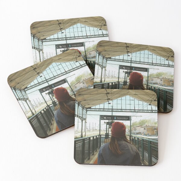 Item preview, Girl on the train station designed and sold by mavieke.